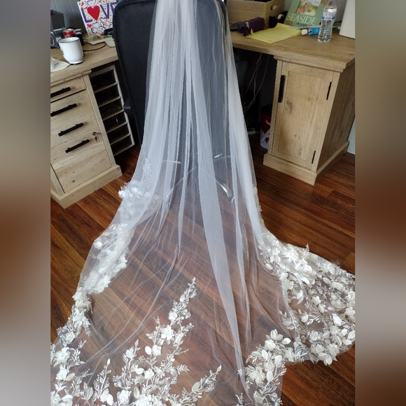 Custom Cathedral Wedding Veil - Picture 6 of 6